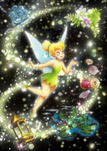 Rompecabezas Disney Arte Manchado Campana 266 Piezas Pequeñas Tenyo DSG-266-970 - Imagen 1 de 3