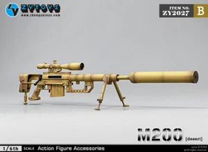 ZYTOYS ZY2027B 1/6 Sand Sniper Rifle M200 Weapon Model Fit 12''Action Figure - Picture 1 of 10