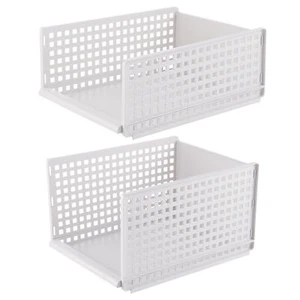 Clothes Box Storage Basket Organizer Easy to Use Anti-deformed Sundries Box US - Picture 1 of 14