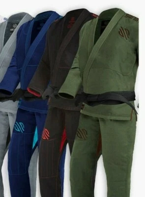 Sanabul Essentials GI Green Brown Size A1 (Jiu-Jitsu-Suit Set) New With Tag