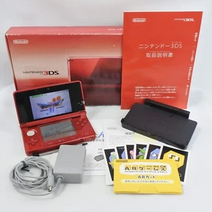 Nintendo 3DS Console CTR-001 FLARE RED Boxed CJM128474387 nds - Picture 1 of 14