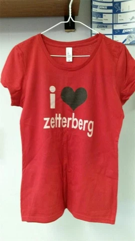 NHL Detroit Red Wings "I Heart Zetterberg"  Youth Girl's Tee Cover