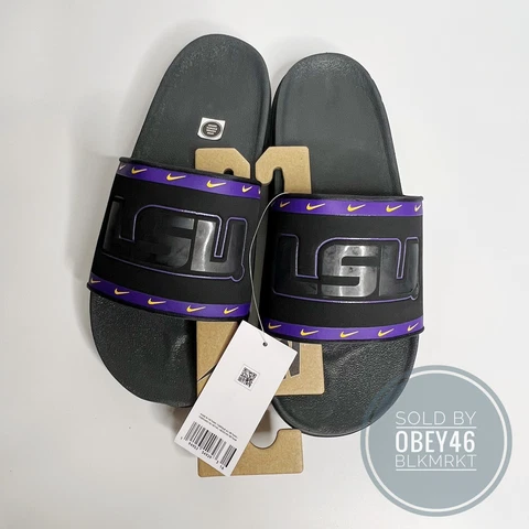 Nike LSU Tigers Offcourt Slides DD0531-00 Size 11 Cover