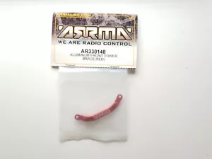 Arrma Aluminium Front Tower Brace (Red) AR330148 OZRC JC - Picture 1 of 2