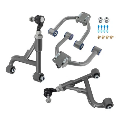 Upper Control Arm Set Adjustable for Lexus IS300 01-2005 Front + Rear Camber Kit - Image 1 of 4
