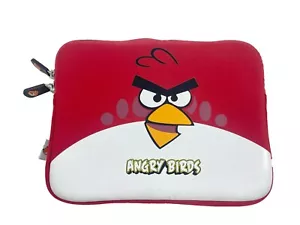 Angry Birds Apple Mini Tablet Animation Pouch Bag Case Red Zipper Closure - Picture 1 of 11