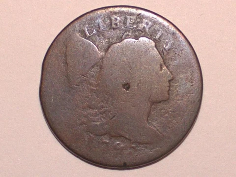 🌟 1795 Liberty Cap US American Large Cent Penny Coin RARE DATE Cover