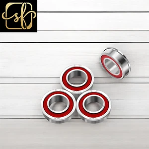 4 Pezzi Cuscinetti a Sfera Flangiati ID 3/4" X OD 1-3/8", Applicabili per Rasaerba, Whee - Foto 1 di 2