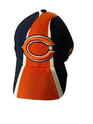 NFL Chicago Bears Correa Ajustable Sombrero Rayas Reebok Gorra Fútbol Foto 1 de 4