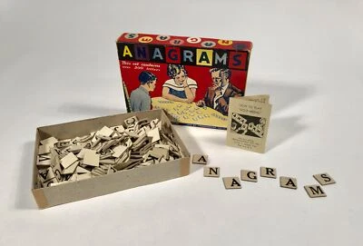 ANAGRAMS Vintage Word Game || Gold Medal Game || Transogram - Image 1 of 4