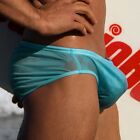Men's Bikini Swimwear Low Waist Transparent Underwear Swimsuit Beachwear