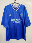 1990-92 Glasgow Rangers Football Kit Shirt Soccer Jersey Admiral Made In U.K.
