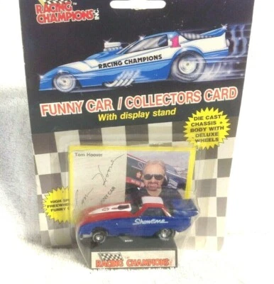 Racing Champions Tom Hoover Showtime 1/64 NHRA  FUNNY CAR Flat Bottom 1989  - Image 1 of 3