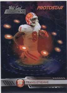 2021 Wild Card Alumination Protostar ORANGE TRAVIS ETIENNE   #PS-9 Rookie RC - Picture 1 of 1