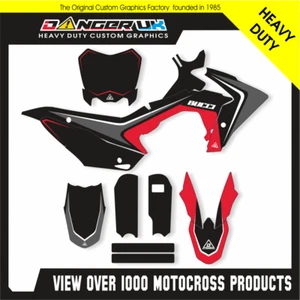 Bucci F15 Graphics set red black - Picture 1 of 1