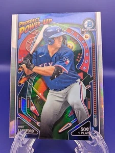 2024 Bowman #PP-3 Wyatt Langford Prospect Power-Up - Bild 1 von 2
