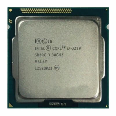 Intel Core i3-3220 3.3GHz Dual-Core 4Threads 3MB Cache 55W LGA1155 CPU Processor - Image 1 of 4