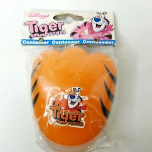 NIP 2005 Kellogg's Tiger Power Cereal Tony the Tiger Plastic Snack Container - Picture 1 of 4