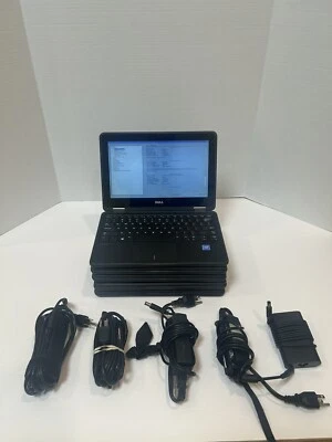 Lot 5 Dell Latitude 3189 Windows 10  Laptop 2-in- 64GB SSD - 4GB 11.6 Touch - Image 1 of 4