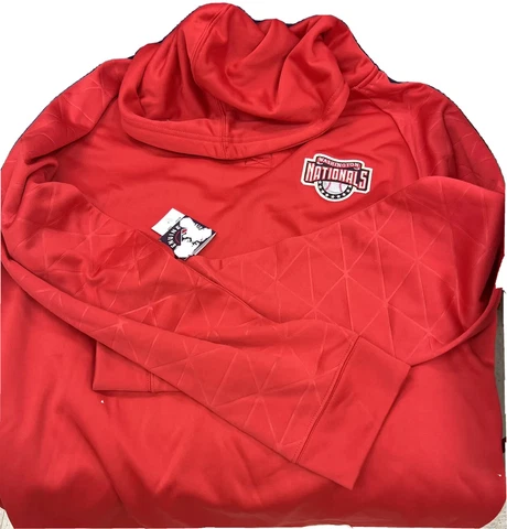 Washington Nationals Hoodie Genuine MLB Merchandise Red Size Large Cover