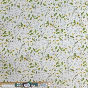 Quilting Patchwork Fabric Countryside Lambs Sheep 50x55cm FQ - Bild 1 von 4