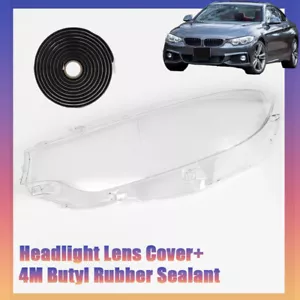 Left Headlight Lens Shell Cover w/Sealant Fits BMW F33 F32 F80 F82 F83 2017-2020 - Picture 1 of 11