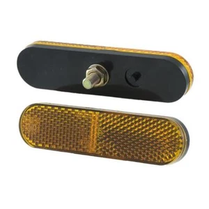 Catadiottro stondato ambra RMS - con vite - Picture 1 of 1