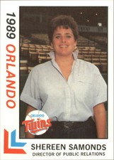 1989 Orlando Twins Best #28 Shereen Samonds/Public Relations Director