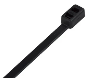 Go Kart Double Loop Cable Ties 300 x 4.8mm Black (Pck 100) Karting - Picture 1 of 5