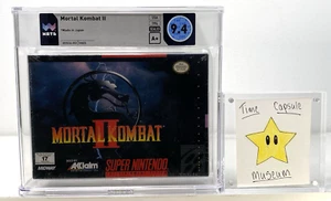 Mortal Kombat II 2 Nuevo Super Nintendo SNES 1992 Sellado de Fábrica WATA Grado 9.4 A+ - Imagen 1 de 6