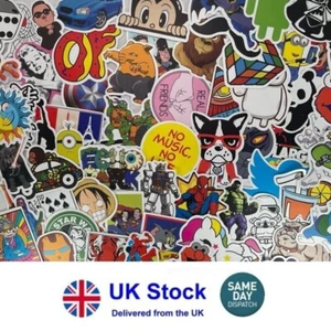 100 INDIVIDUAL STICKER DECAL PACK SCOOTER STUNT BMX EURO JAP JDM LAPTOP SKATE - Picture 1 of 1