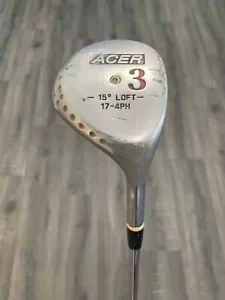 Acer Power Pact Tour Touch Stainless Steel 3 Wood Reg Flex Steel Shaft Golf Club - Picture 1 of 24