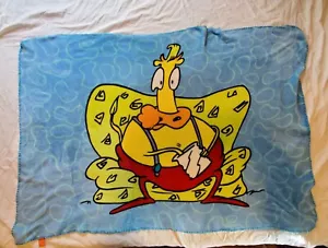 Rocko's Modern Life Heffer Fleece Blanket The Nick Box Nickelodeon Nicktoons - Picture 1 of 12