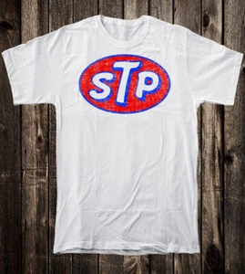 Retro Hot Rod Tee T Shirt Speed Shop Drag Race Racing Gas Oil STP - Picture 1 of 9