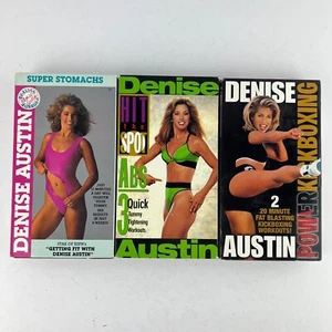Denise Austin Exercise & Fitness VHS Video 3 Tape Lot #2 - Picture 1 of 2