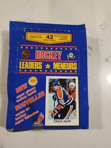 1986-87 O-PEE-CHEE OPC Hockey Leaders NHL Box - 48 Sealed Packs - Picture 1 of 2