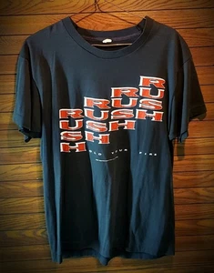 VTG 1987 Rush Concert T Shirt - Hold Your Fire Tour Buffalo, NY Single Stitch - Picture 1 of 12