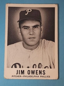 Leaf Jim Owens Philadelphia Phillies 1960 #39 BUENO+ ⚾ - Imagen 1 de 10
