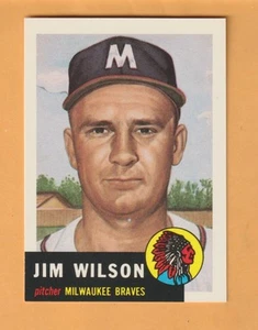 Jim Wilson Milwaukee Braves 1991 Topps Archives #208 San Diego State Aztecs - Imagen 1 de 2