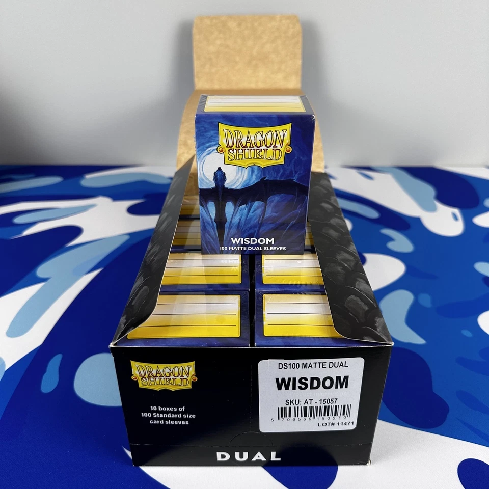 Dual Matte Wisdom Case Display Dragon Shield Standard Size Sleeves - 10 Packs - Image 1 of 2