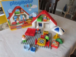 Vintage PLAYMOBIL 123 #6802  House 1999 - Picture 1 of 9