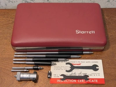 Micrômetro interno Starrett ID N° 124A com CAIXA - LOTAZ - Imagem 1 de 4