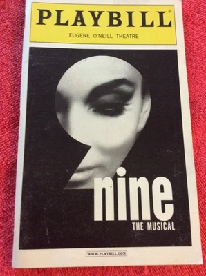 PLAYBILL NINE THE MUSICAL NOVEMBER 2003 EARTHA KITT JOHN STAMOS MARNI NIXON - Image 1 of 2