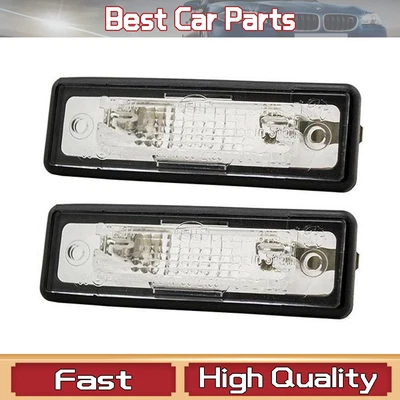 Para BMW 524td 1985-1986 lote de 2 luces de matrícula Hella Foto 1 de 2