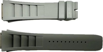 Richard Mille RM 02 L Grey Rubber Strap Band OEM Genuine New — 第 1/2 张图片