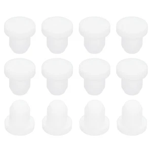 Tapones de goma tipo t de alta temperatura blancos 35 piezas de 6,5 mm - Imagen 1 de 7