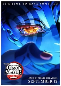 Demon Slayer 10x14 Poster Infinite Castle Movie Promo RP Print Kimetsu no Yaiba - Bild 1 von 1