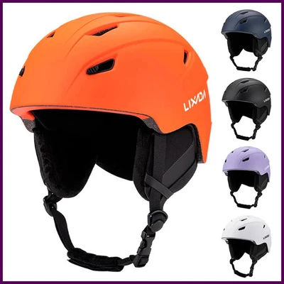 Casco de esquí cálido integrado ajustable ligero cómodo casco de snowboard Foto 1 de 4