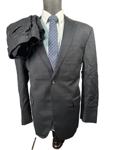 JOS. A. BANK Mens Gray ATHLETIC TAILORED FIT 2 Piece Suit 44R Jacket 38x30 Pant - Picture 1 of 14