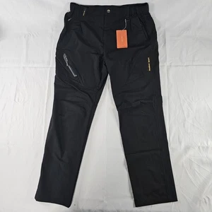 Schwarze Wanderhose Herren Gr. XL mehrere Reißverschlusstaschen Angeln TRR Outdoor Sport - Bild 1 von 18